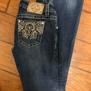 Miss Me jeans size 27. Worn only a few times.